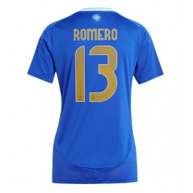 Argentina Cristian Romero #13 Borte skjorte til dame Copa America 2024 Kortermet